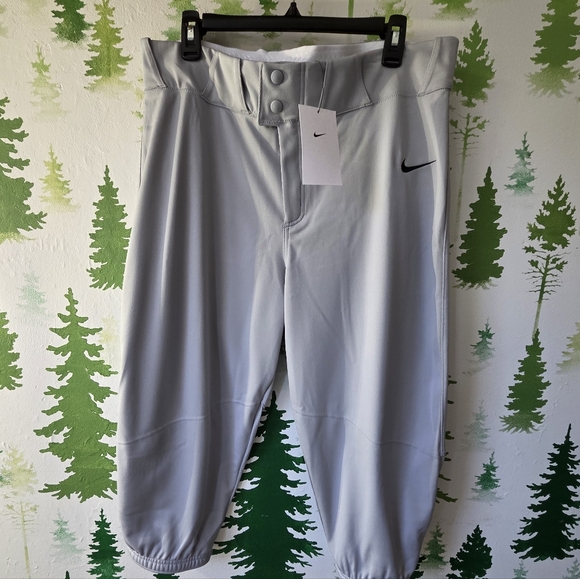 Nike Gray Athletic Vapor Select High Baseball Pants - Picture 1 of 7